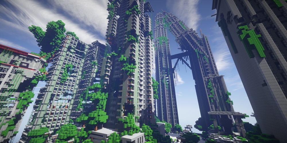 Minecraft Player Recreates Skyrim's Windhelm in Blocky Version